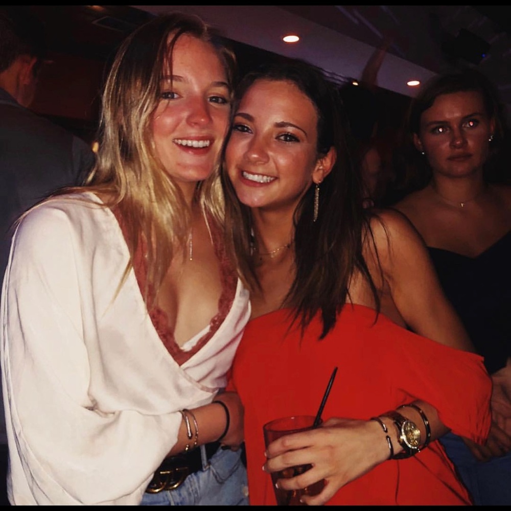 Misguided red blouse